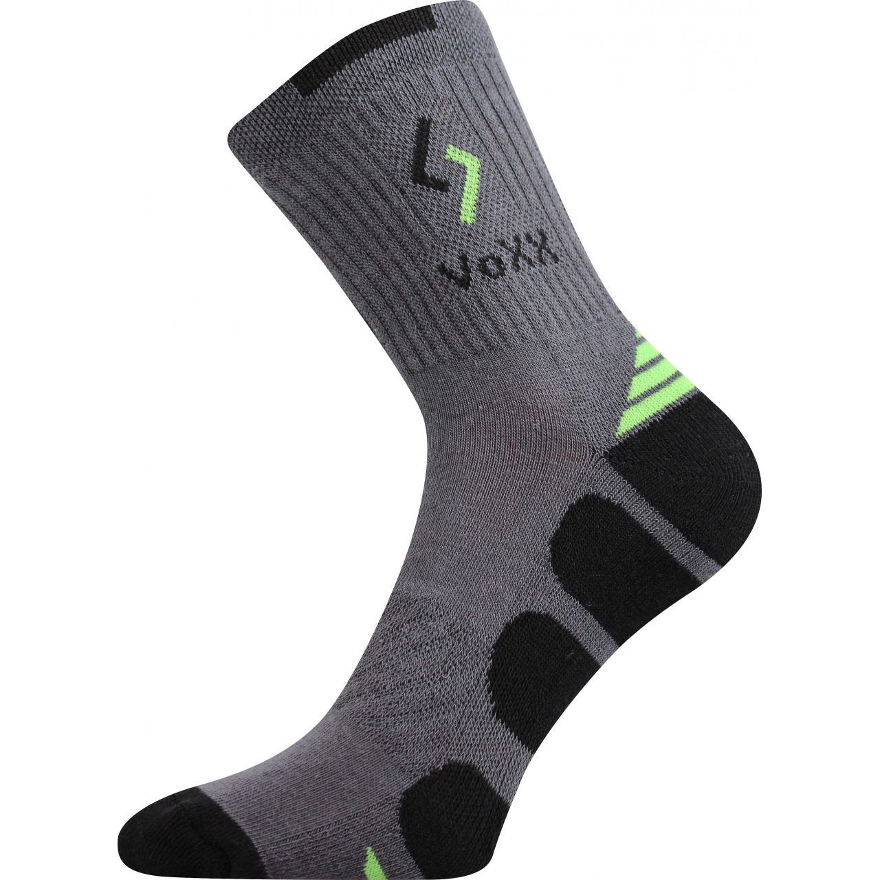 Ponožky sportovní Voxx Tronic - tmavě šedé-černé, 43-46