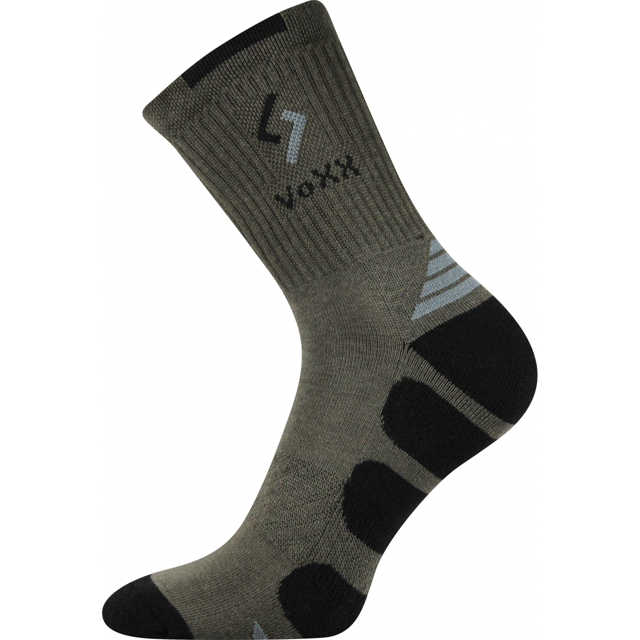 Ponožky sportovní Voxx Tronic - tmavě zelené-černé, 43-46