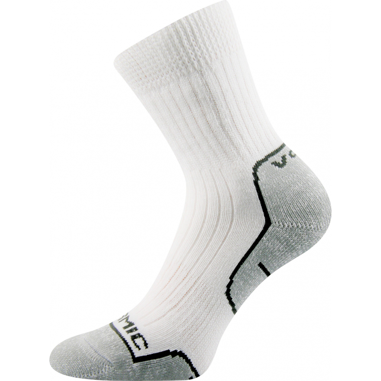 Ponožky unisex termo Voxx Zenith L + P - bílé-šedé, 35-37