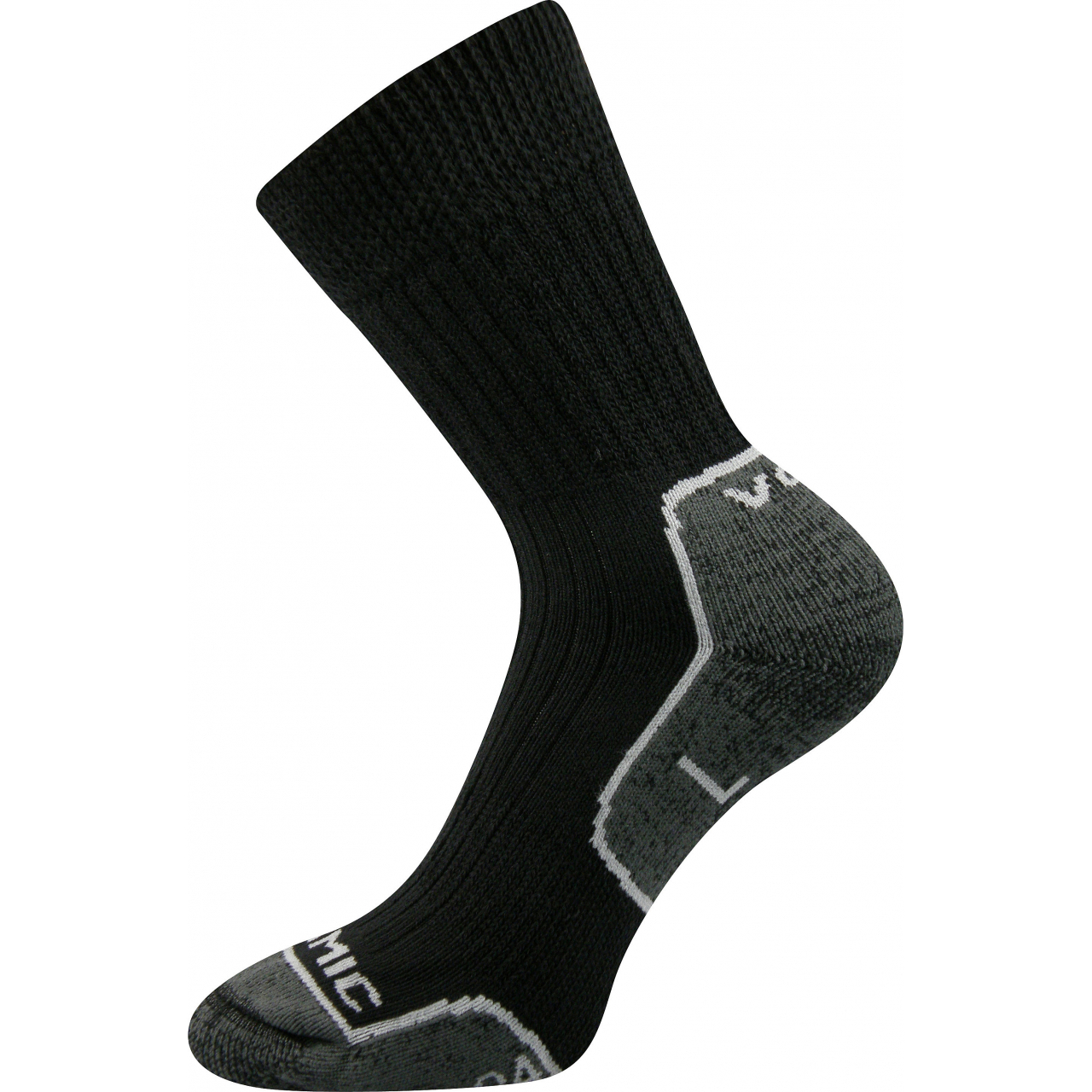 Ponožky unisex termo Voxx Zenith L + P - černé-šedé, 41-42
