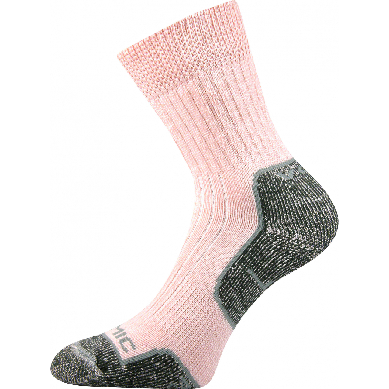 Ponožky unisex termo Voxx Zenith L + P - světle růžové-šedé, 35-37