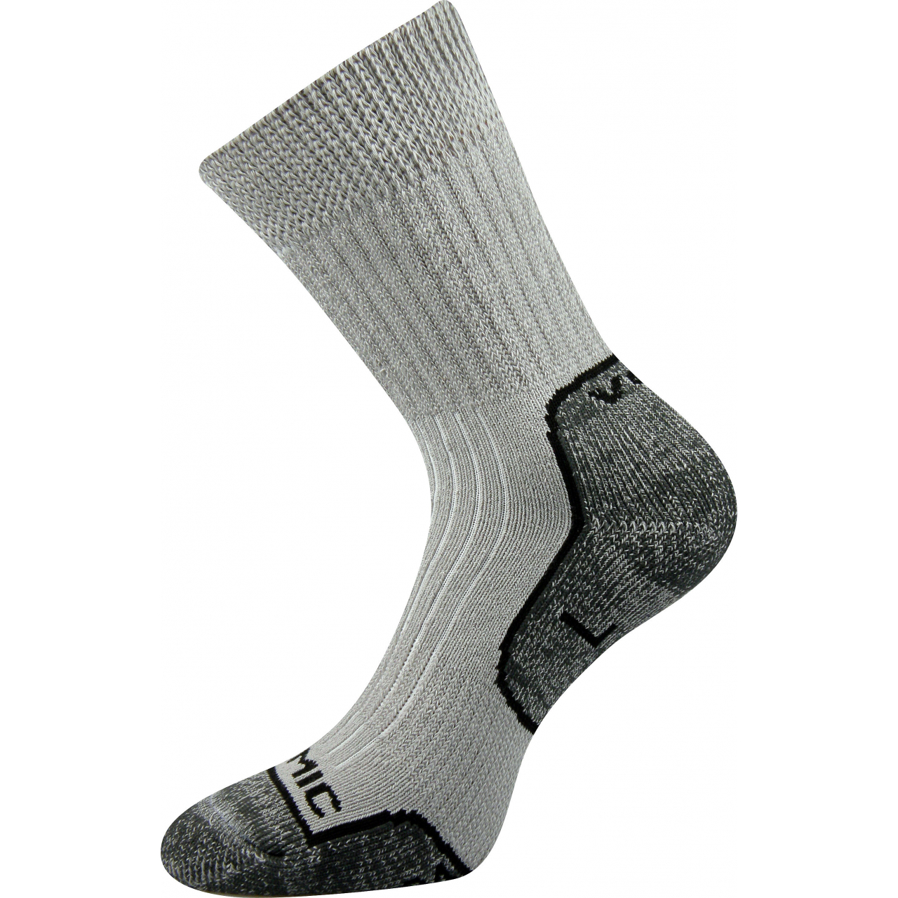 Ponožky unisex termo Voxx Zenith L + P - světle šedé-tmavě šedé, 43-45