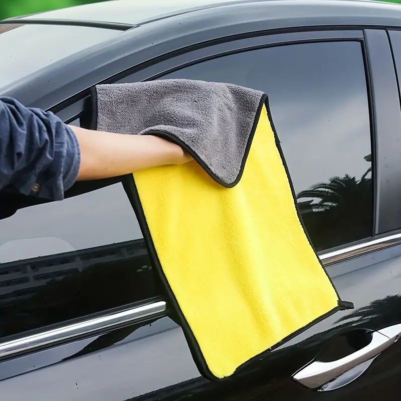 Sušící ručník do auta Bist Car - žlutý-šedý, 30x40