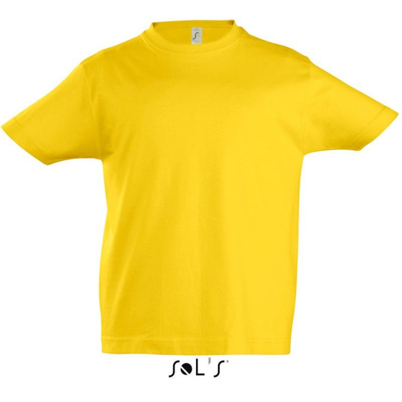 Dětské tričko krátký rukáv Sols - žluté, 3-4 roky