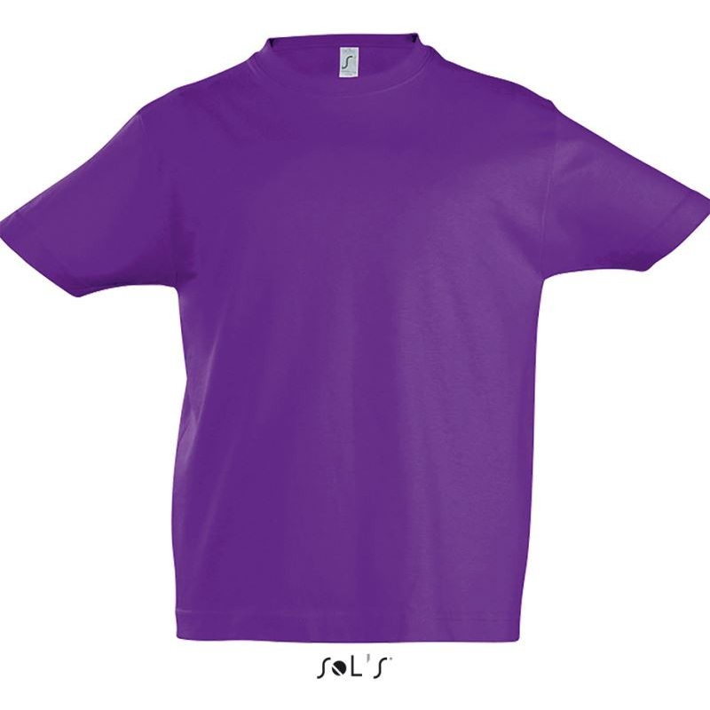Dětské tričko krátký rukáv Sols - fialové, 1-2 roky