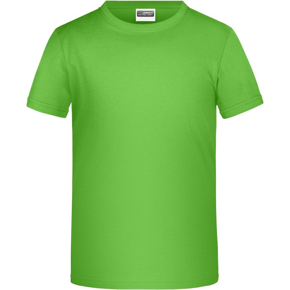 Dětské tričko krátký rukáv James & Nicholson - světle zelené, M