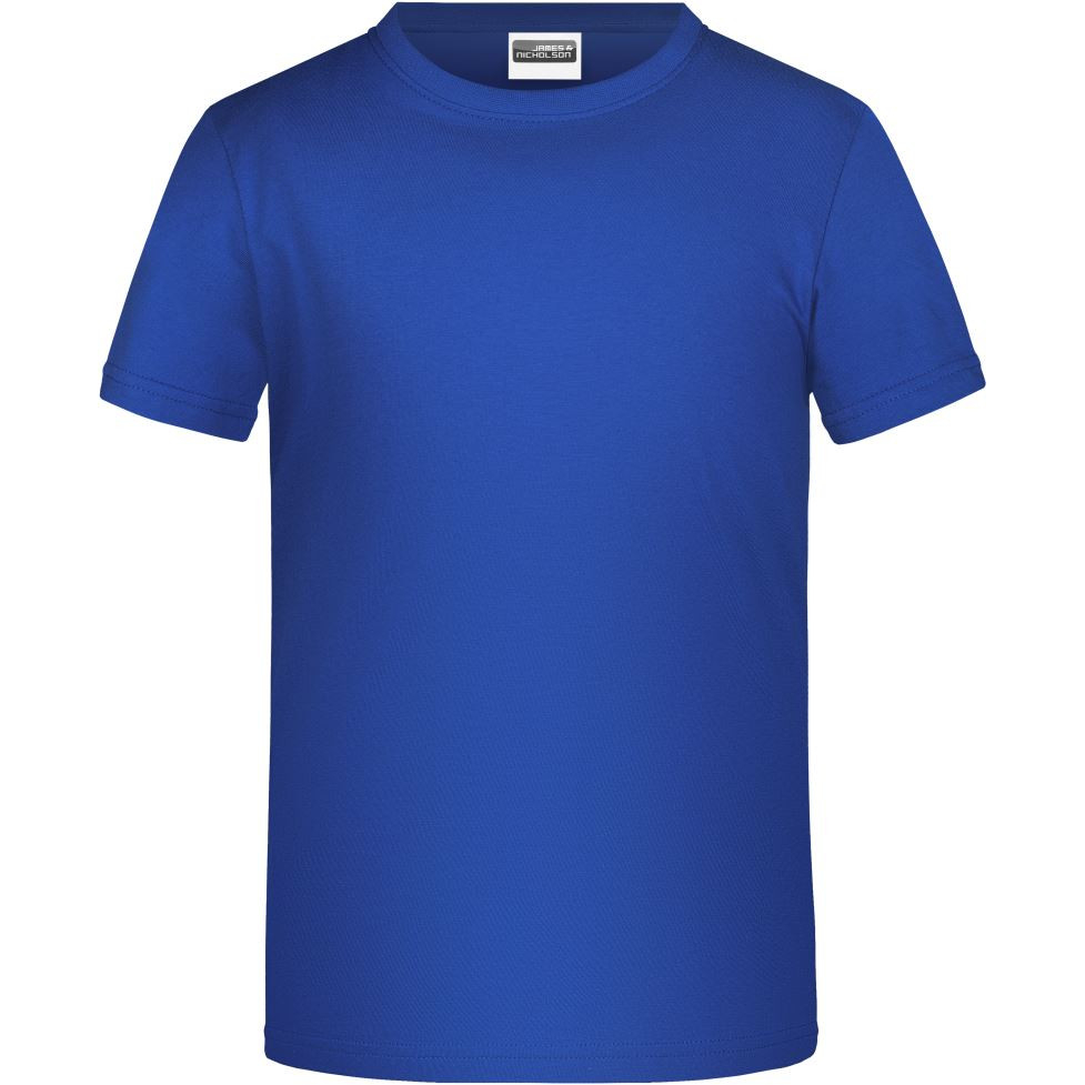 Dětské tričko krátký rukáv James & Nicholson - tmavě modré, XS