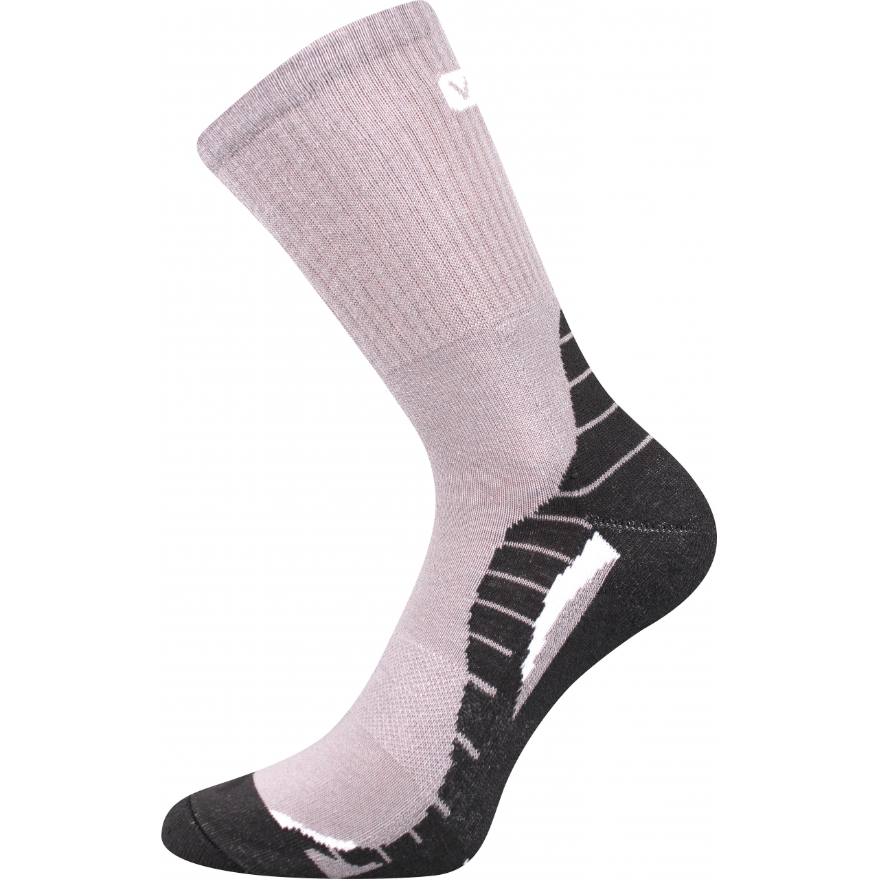 Ponožky unisex sportovní Voxx Trim - šedé-černé, 43-46