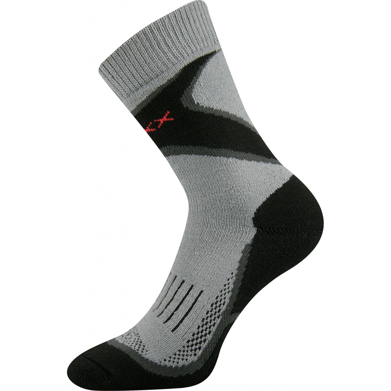 Ponožky unisex sportovní trekingové Voxx Inpulse - světle šedé-černé, 35-37