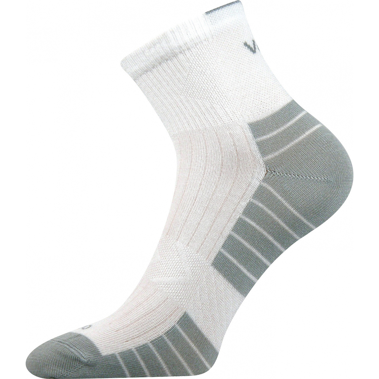 Ponožky unisex sportovní Voxx Belkin - bílé-šedé, 35-38