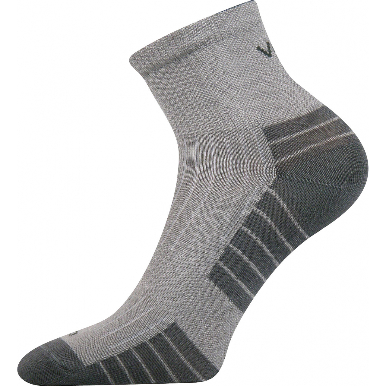 Ponožky unisex sportovní Voxx Belkin - světle šedé-tmavě šedé, 35-38