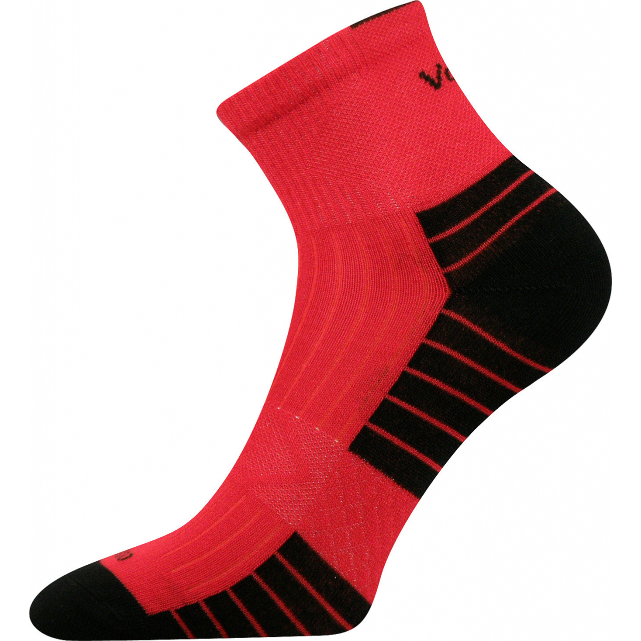 Ponožky unisex sportovní Voxx Belkin - červené-černé, 35-38
