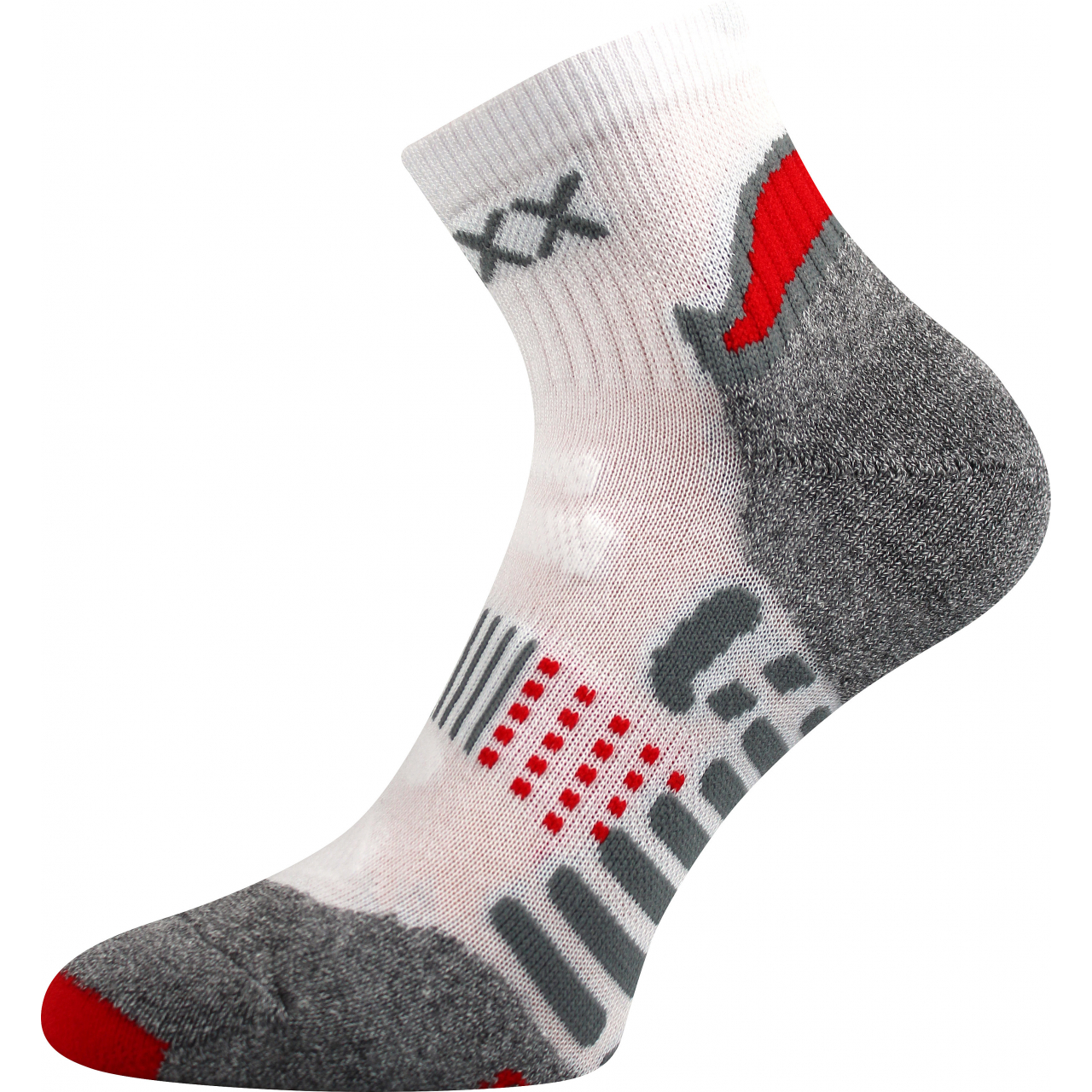Ponožky unisex sportovní Voxx Integra - bílé-světle šedé, 43-46
