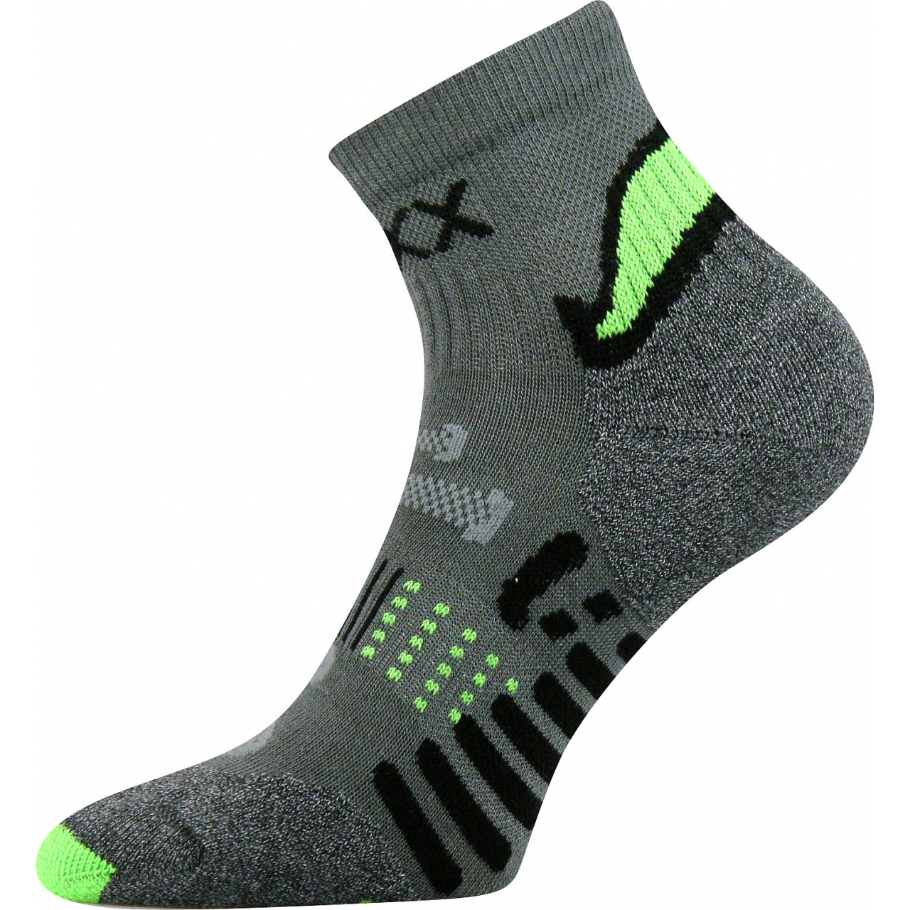 Ponožky unisex sportovní Voxx Integra - tmavě šedé-zelené, 43-46