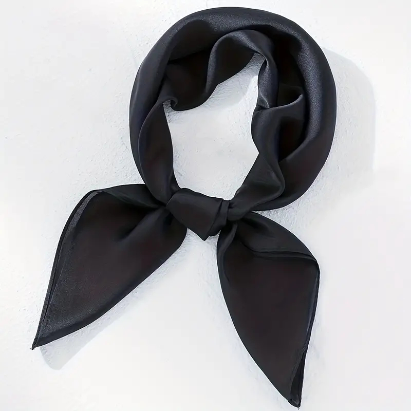 Šátek hedvábný Bist Bandana - černý