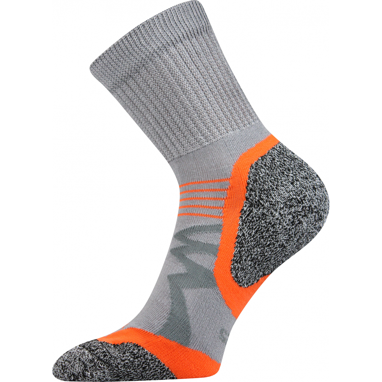 Ponožky funkční unisex Voxx Simplex - světle šedé-tmavě šedé, 35-38