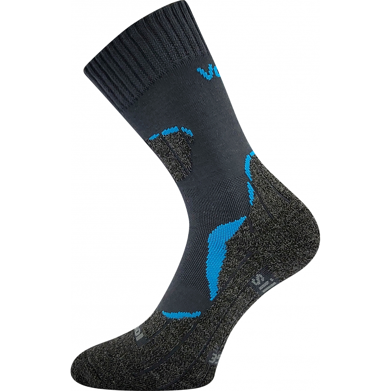 Ponožky unisex termo Voxx Dualix - tmavě šedé-modré, 43-46