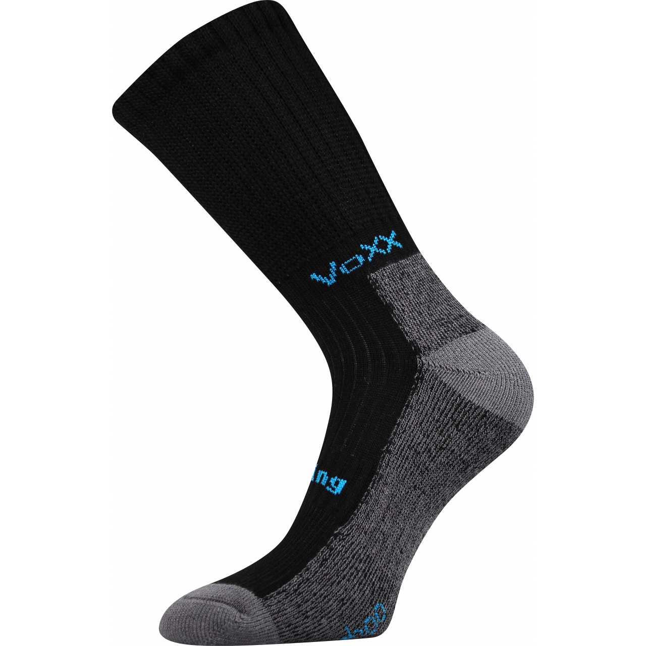 Ponožky bambusové sportovní Voxx Bomber - černé-tmavě šedé, 35-38