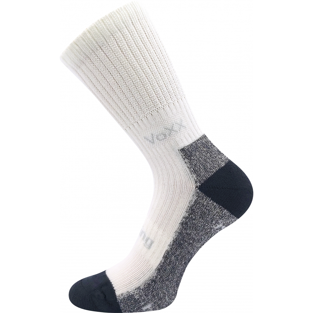 Ponožky bambusové sportovní Voxx Bomber - bílé-šedé, 43-46