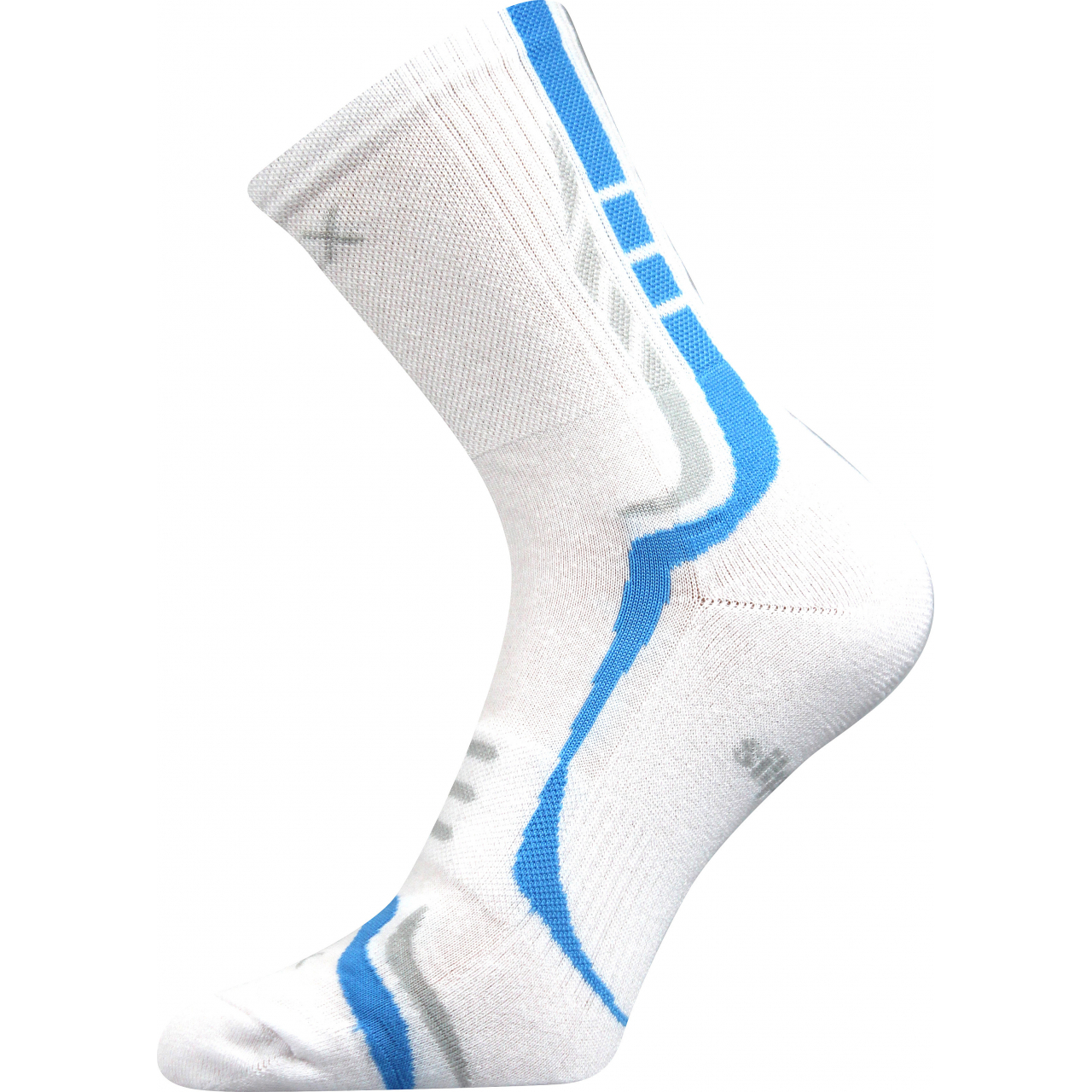 Ponožky unisex sportovní Voxx Thorx - bílé-modré, 35-38