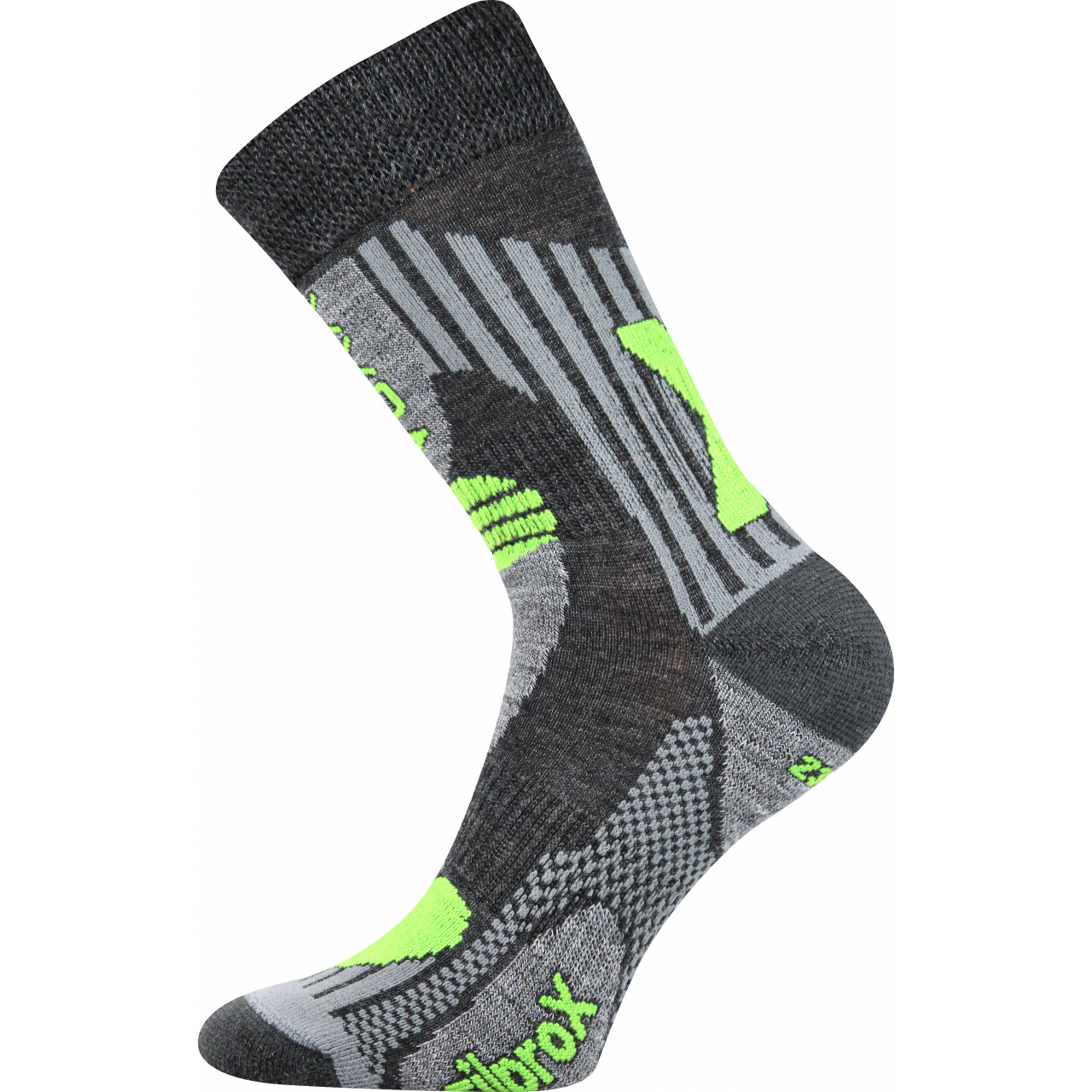 Ponožky unisex termo Voxx Vision - tmavě šedé-zelené, 43-46
