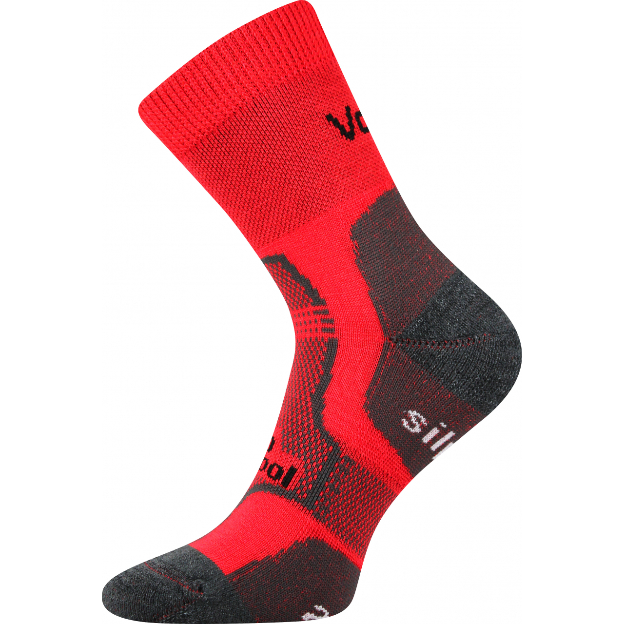 Ponožky unisex zimní Voxx Granit - červené, 35-38