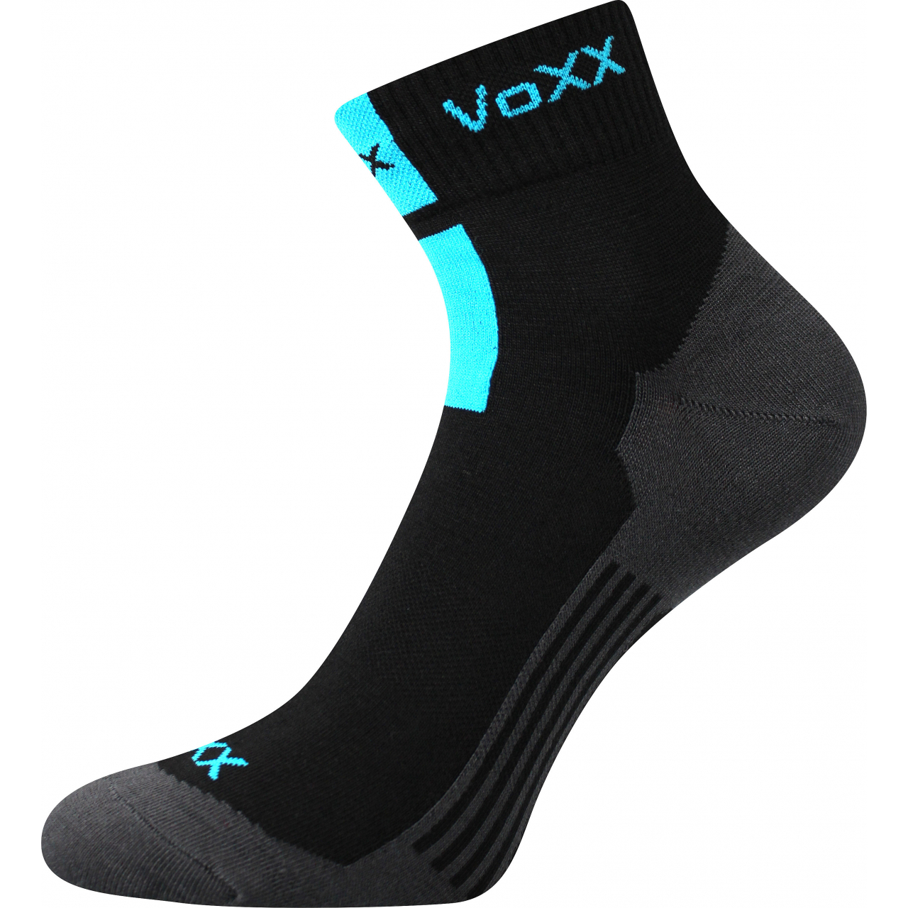 Ponožky unisex klasické Voxx Mostan silproX - černé, 43-46