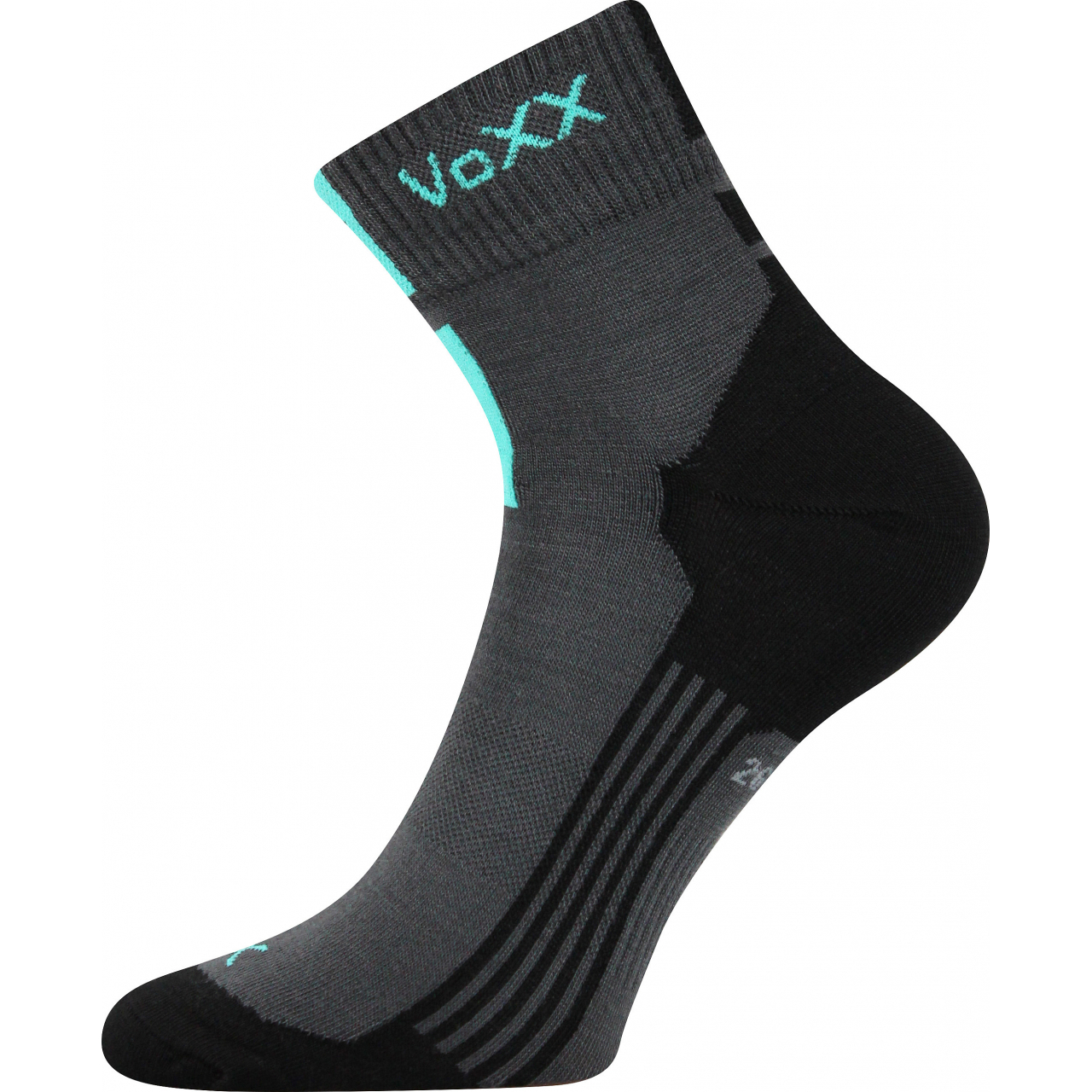 Ponožky unisex klasické Voxx Mostan silproX - tmavě šedé, 35-38