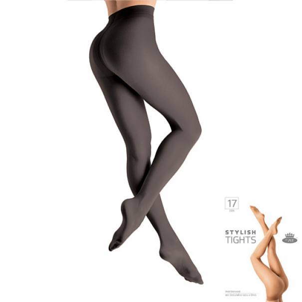 Punčochové kalhoty Lady B LADY STYLISH tights 17 DEN - černé, XL