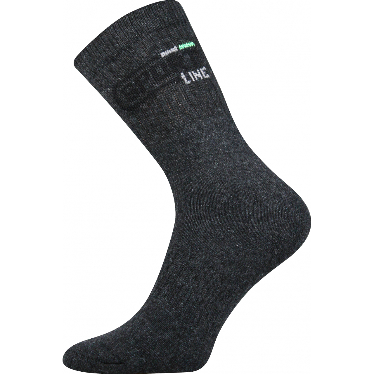 Ponožky unisex klasické Boma Spot - tmavě šedé, 35-38