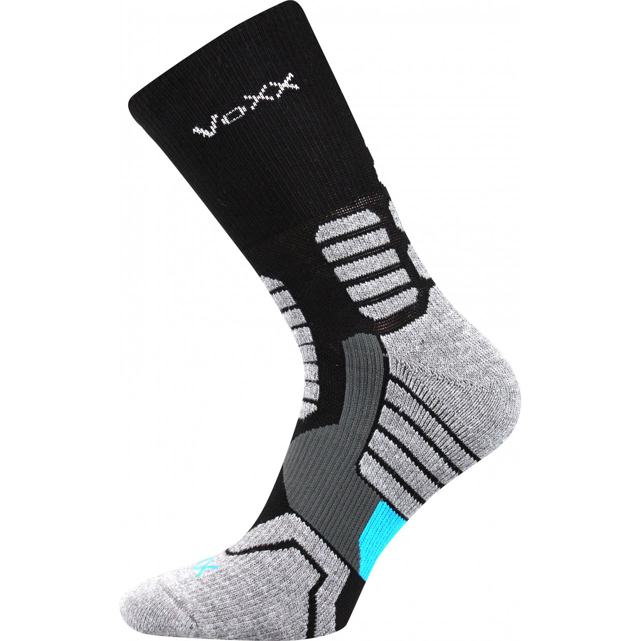 Ponožky kompresní unisex Voxx Ronin - černé-šedé, 35-38