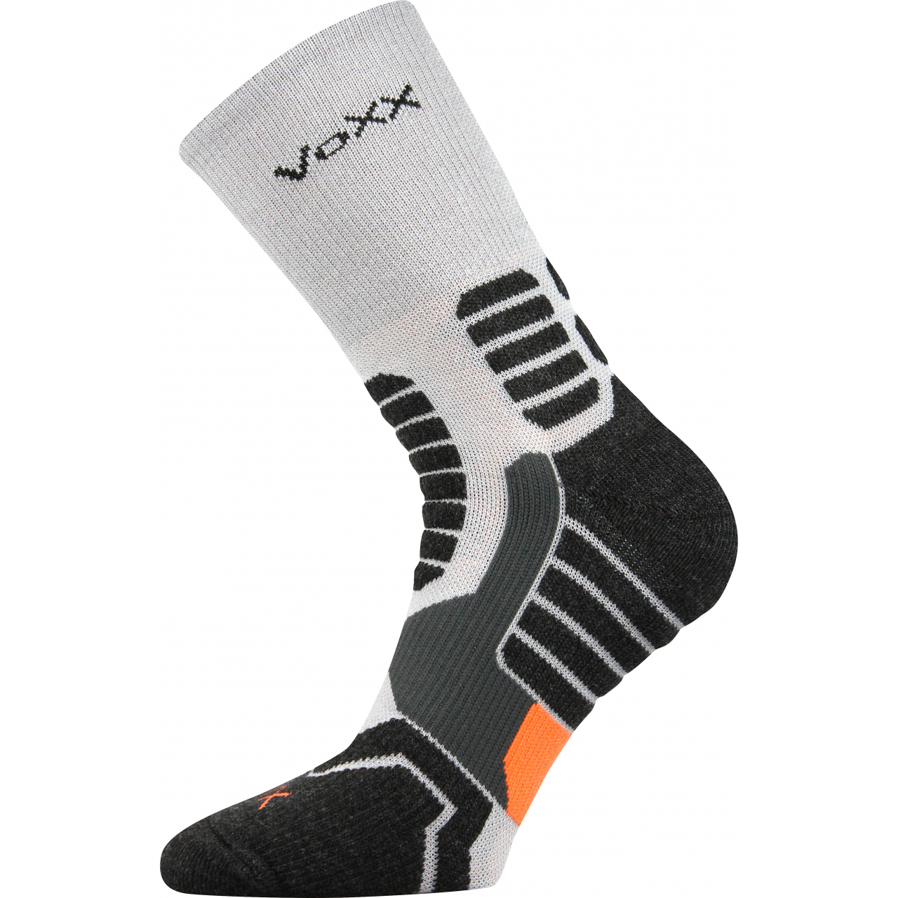 Ponožky kompresní unisex Voxx Ronin - světle šedé-černé, 43-46
