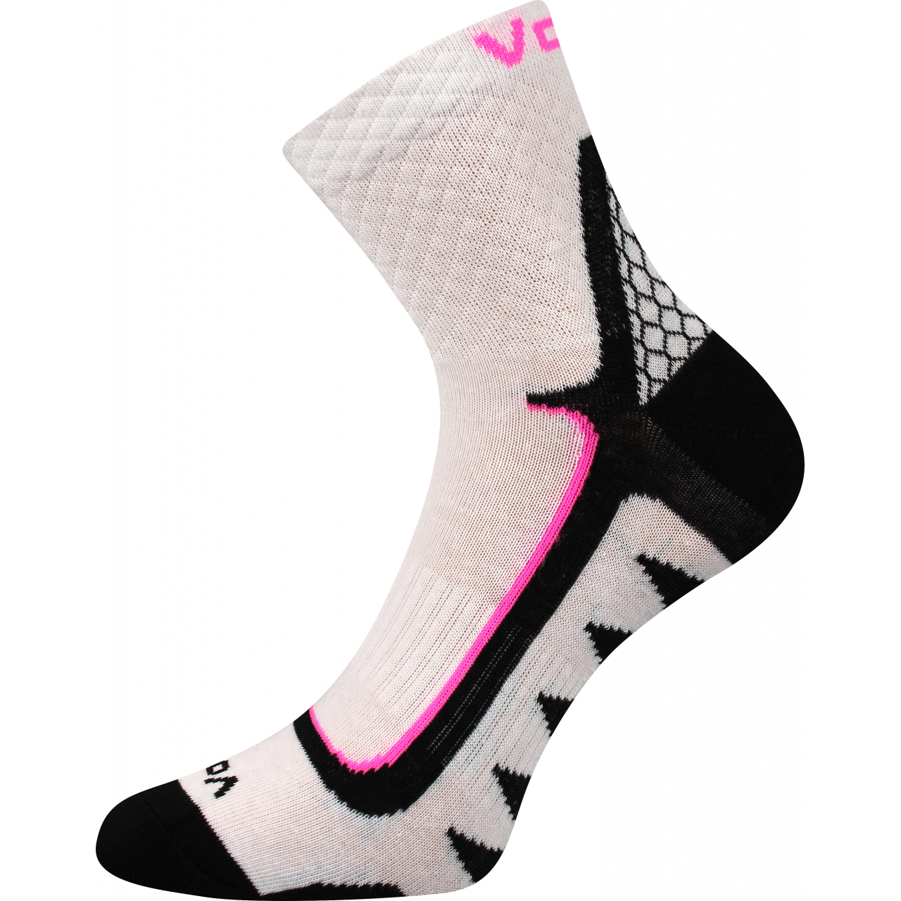 Ponožky sportovní unisex Voxx Kryptox - bílé, 39-42