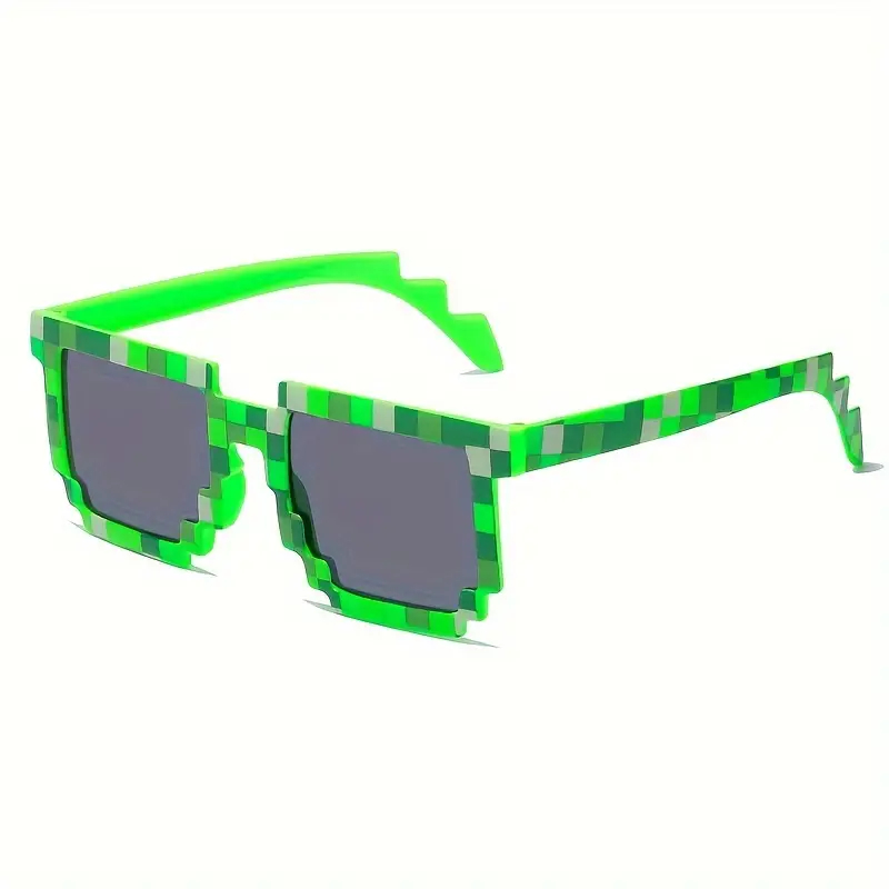 Brýle sluneční Wayfarer Pixel - zelené