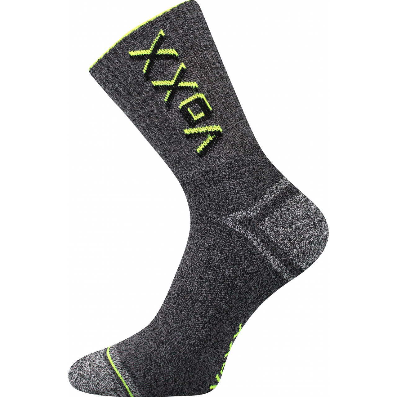 Ponožky unisex froté Voxx Hawk - šedé-žluté, 35-38