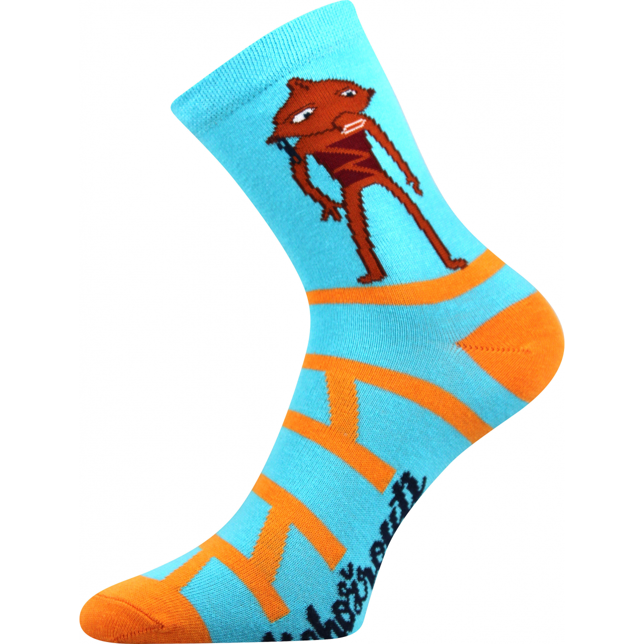 Ponožky dětské Boma Lichožrouti K - oranžové-modré, 27-32