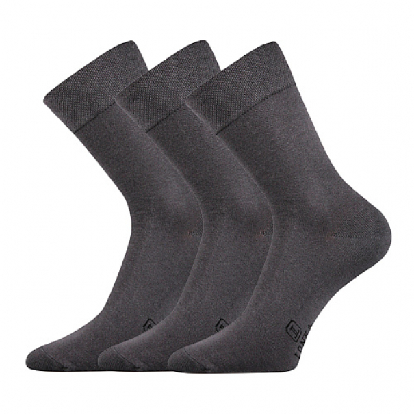 Ponožky pánské Lonka Dasilver - tmavě šedé, 43-46