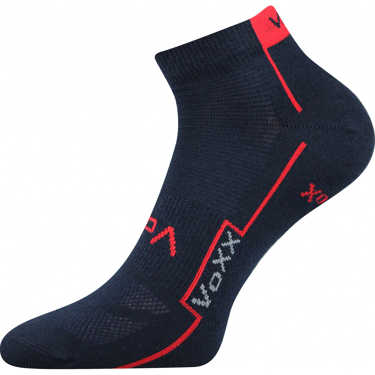 Ponožky unisex sportovní Voxx Kato - navy-červené, 39-42