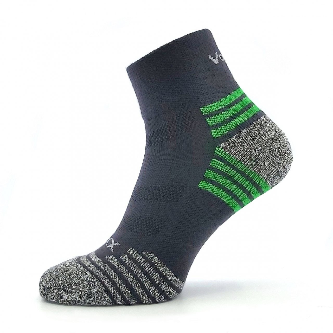 Ponožky unisex sportovní Voxx Sigma B - tmavě šedé-zelené, 35-38