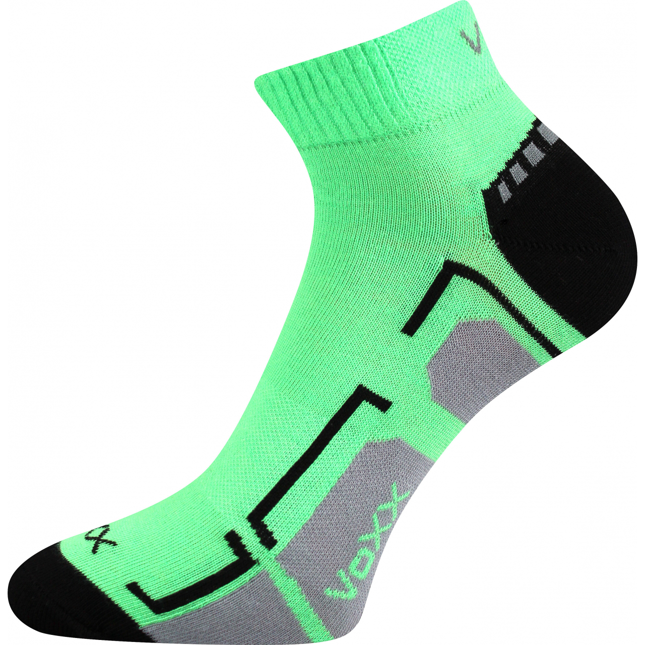 Ponožky dětské sportovní Voxx Flashik - zelené svítící, 30-34