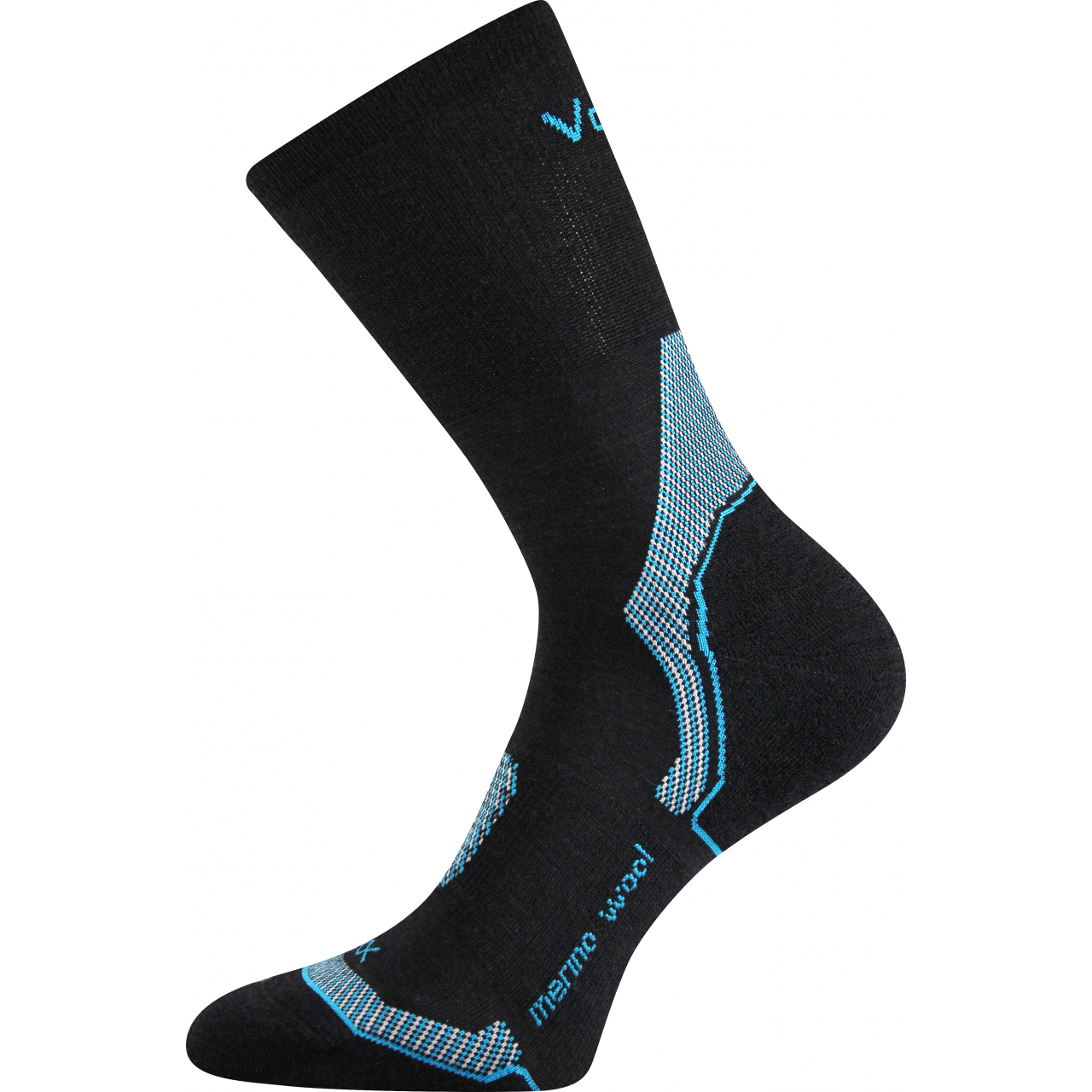 Ponožky unisex vlněné Voxx Indy - černé, 43-46