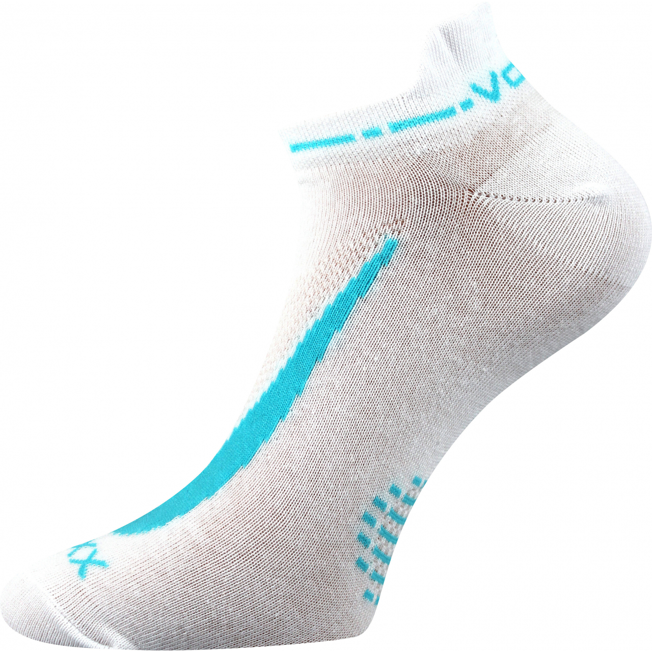 Ponožky unisex klasické Voxx Rex 10 - bílé-modré, 43-46