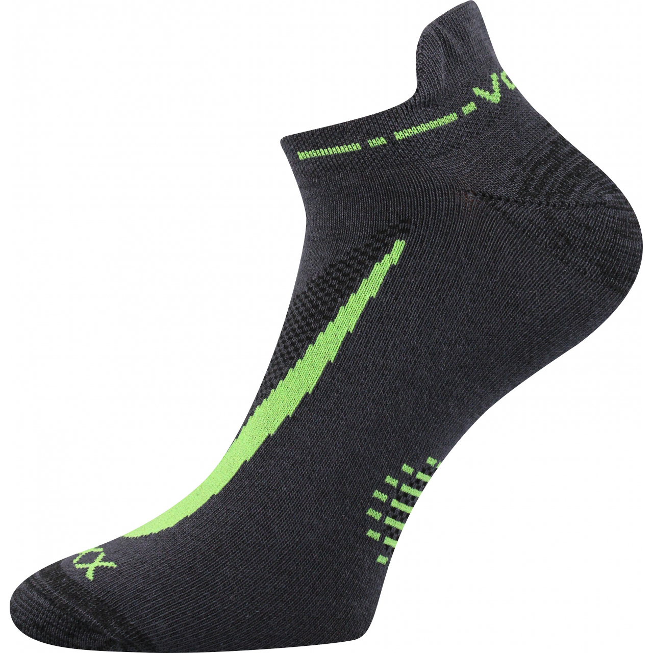 Ponožky unisex klasické Voxx Rex 10 - tmavě šedé-zelené, 43-46