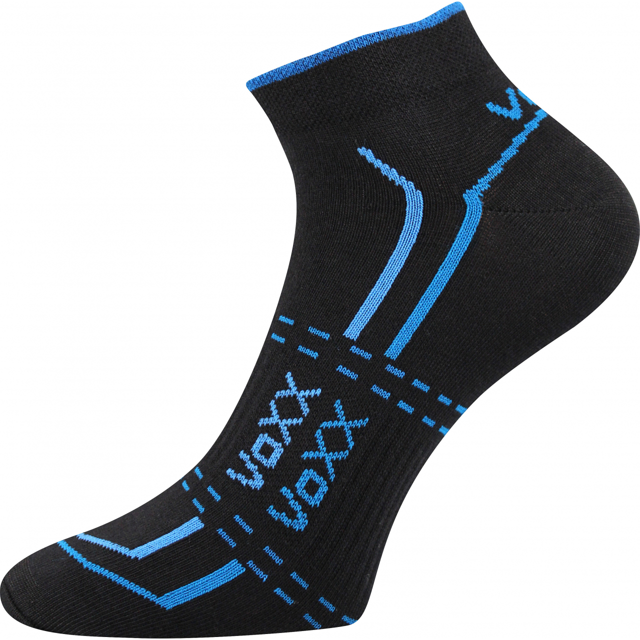 Ponožky unisex klasické Voxx Rex 11 - černé, 43-46