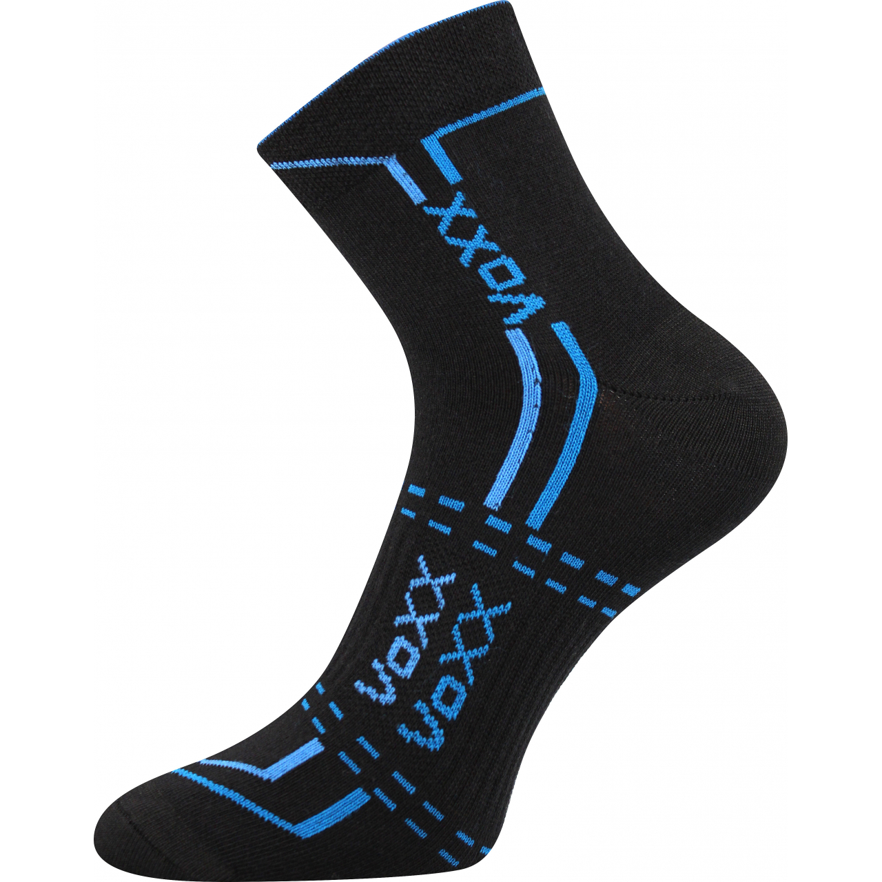 Ponožky unisex klasické Voxx Franz 03 - černé, 35-38