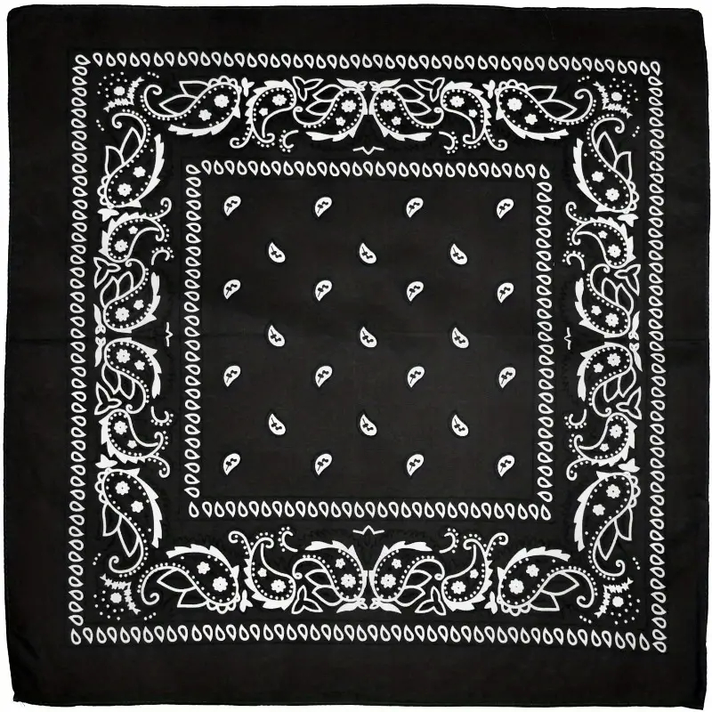 Šátek univerzální Bandana - černý