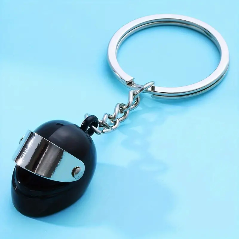 Přívěsek na klíče Bist Motorkářská helma - černý