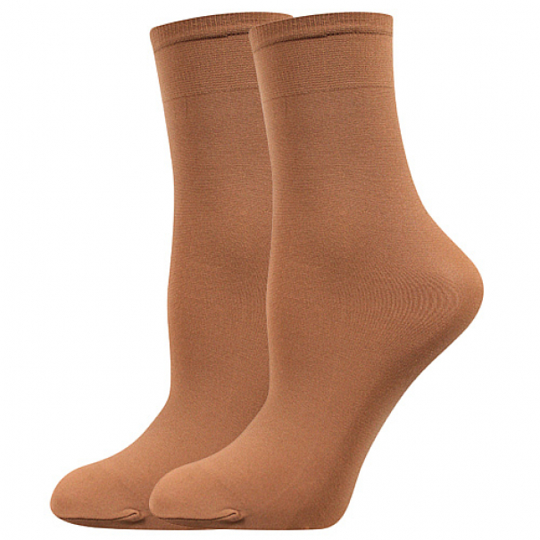 Punčochové ponožky Lady B MICRO socks 50 DEN - béžové, 35-41