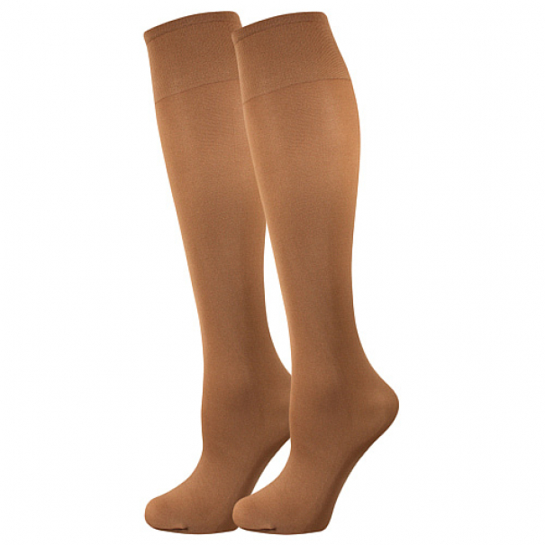 Punčochové podkolenky Lady B MICRO knee-socks 50 DEN - béžové, 35-41