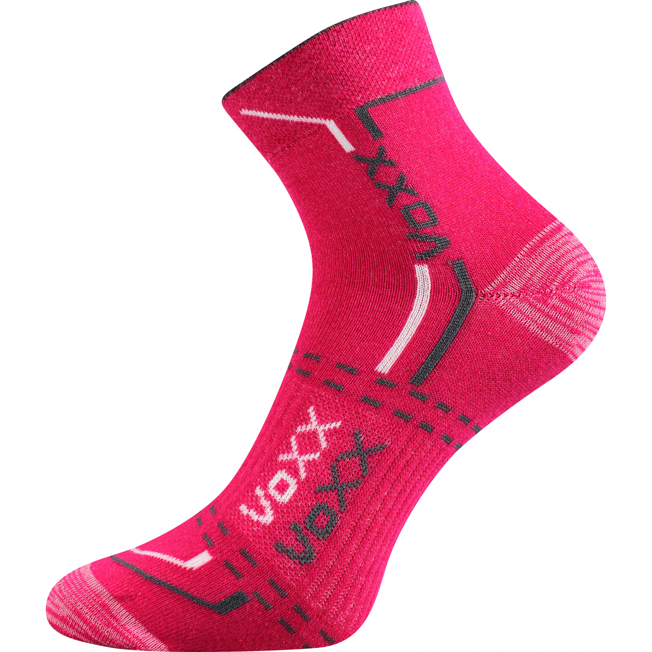 Ponožky unisex sportovní Voxx Franz 03 - tmavě růžové, 39-42